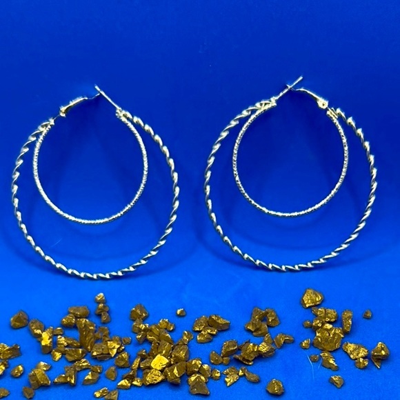 Jewelry - Elegant Silver Hoop Earrings